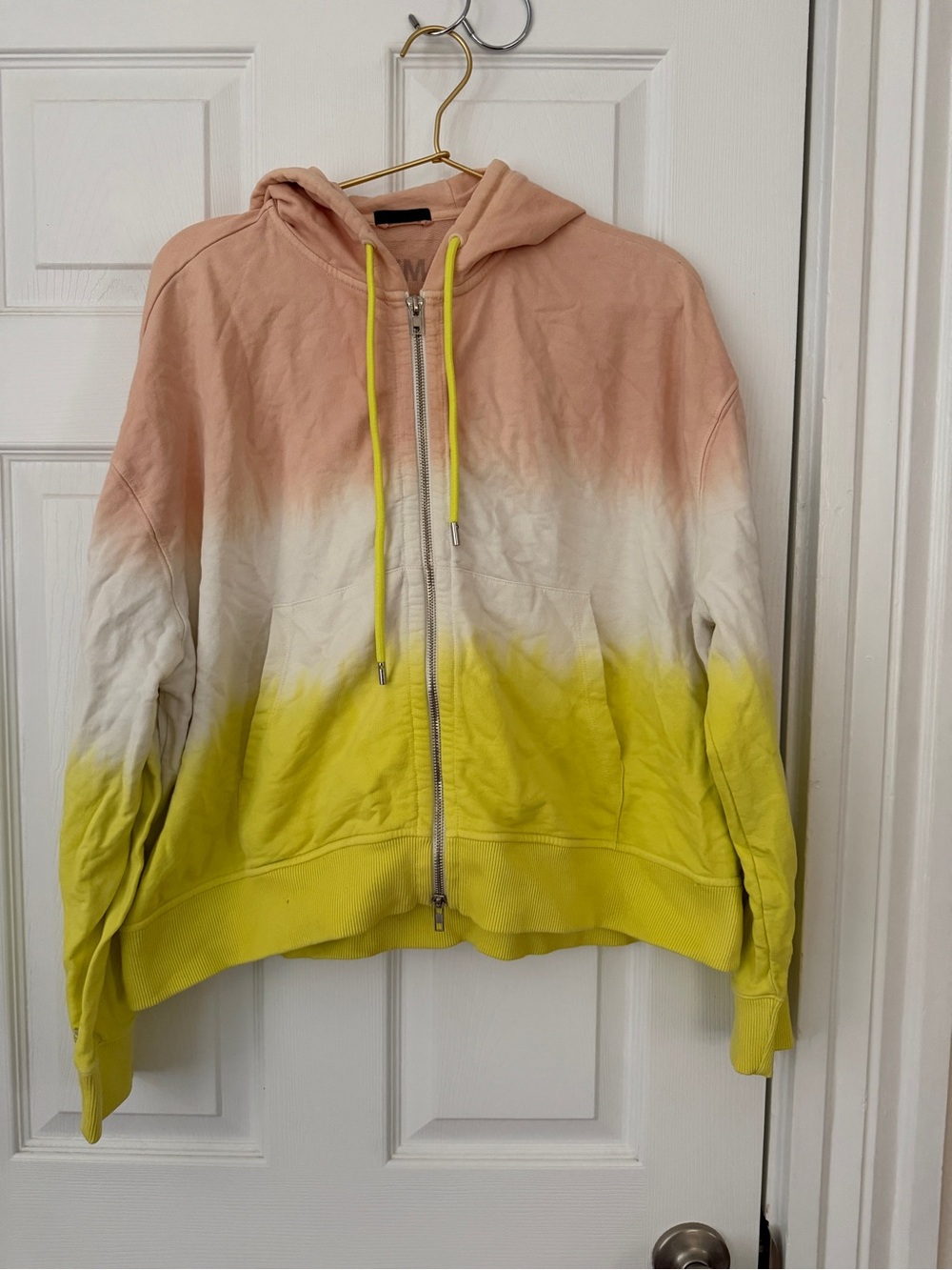 ATM Anthony Thomas Melillo Ombre Zip Hoodie